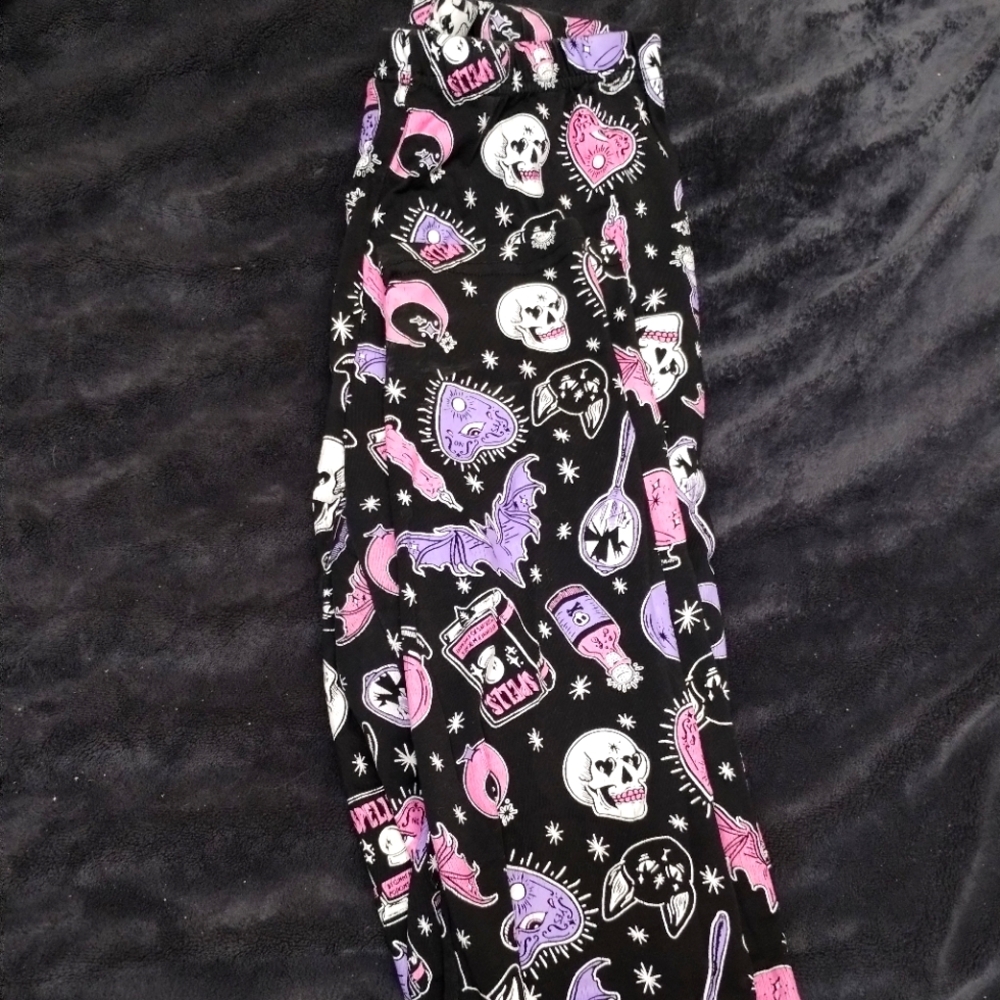 Dolls kill purple magick leggings